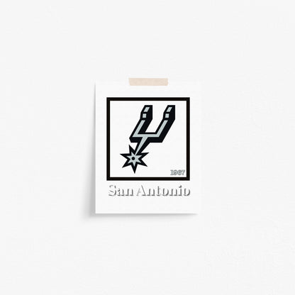 San Antonio Spurs Minimalist Art Print