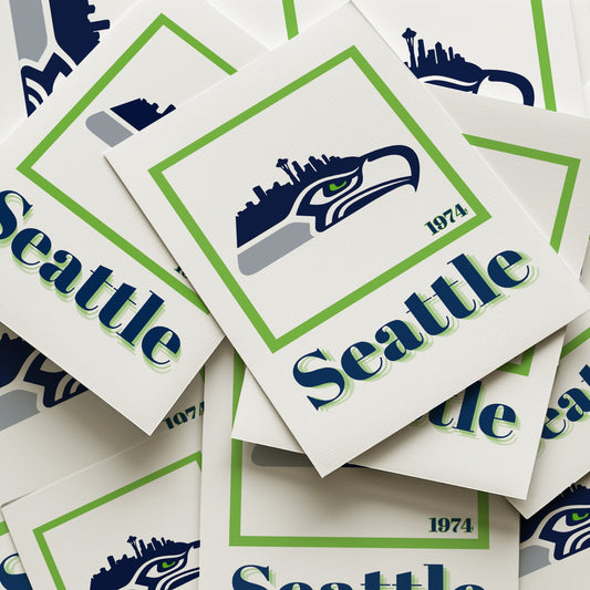 Seattle Seahawks Minimalist Art Print