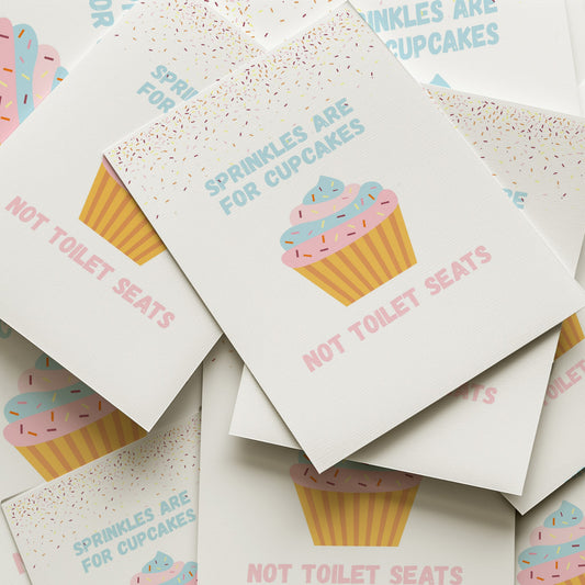 Sprinkles Are For Cupcakes Art Print