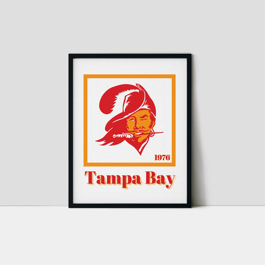 Tampa Bay Buccaneers Minimalist Art Print