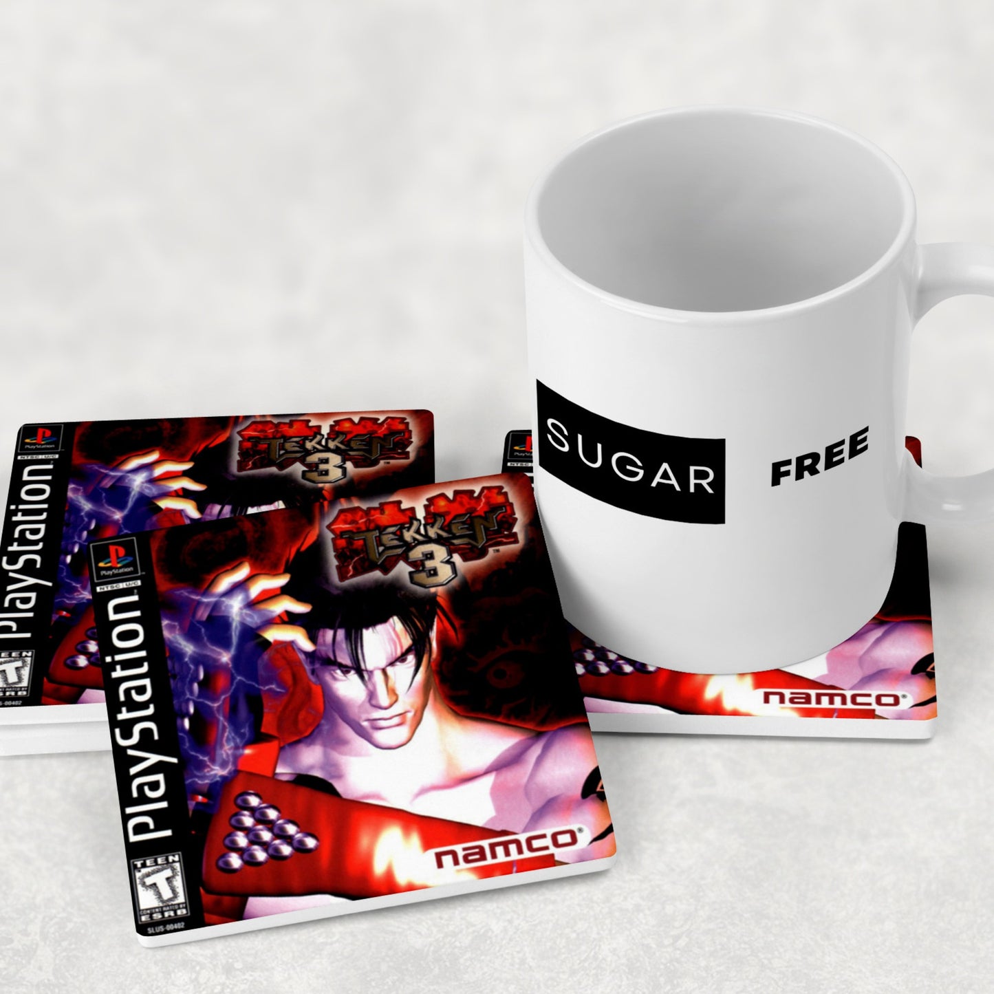 Tekken 3 PS1 Cover Art Coasters