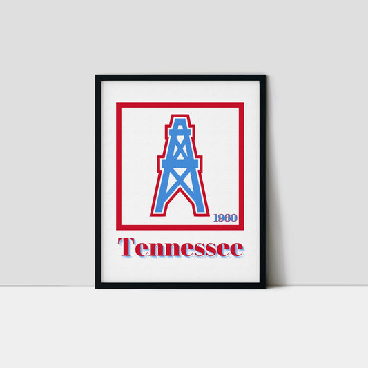 Tennessee Titans Minimalist Art Print