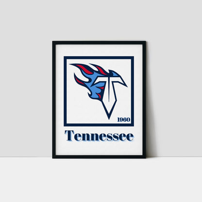 Tennessee Titans Minimalist Art Print