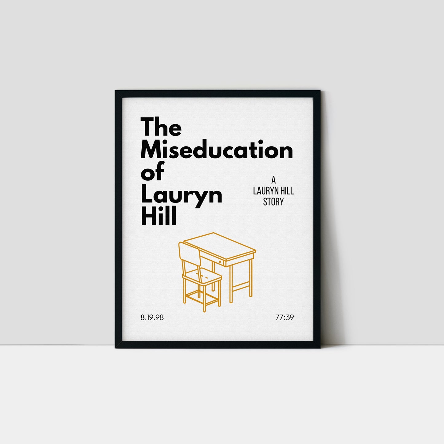 The Miseducation of Lauryn Hill Inspired Art Print