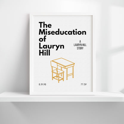 The Miseducation of Lauryn Hill Inspired Art Print