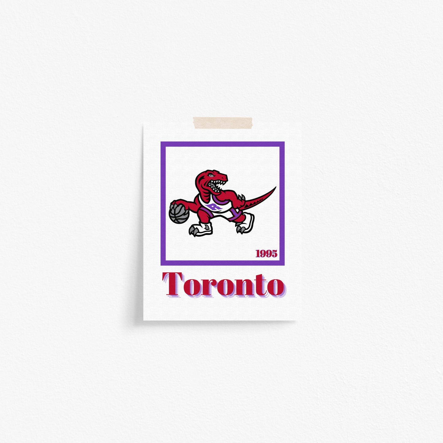 Toronto Raptors Minimalist Art Print