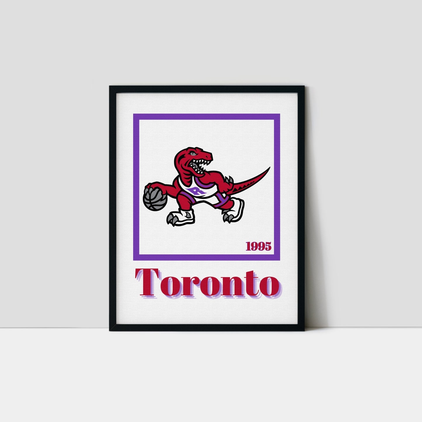 Toronto Raptors Minimalist Art Print