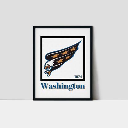 Washington Capitals Minimalist Art Print