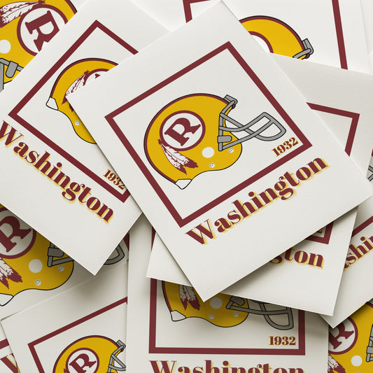 Washington Commanders Minimalist Art Print
